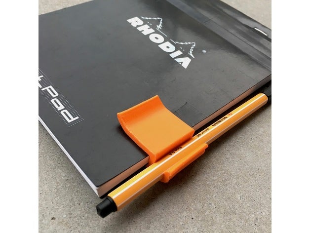 defter kalem klibi ofis notebook sahibi 3D print model - Mito3D