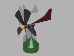 girouette 3d print model - Mito3D
