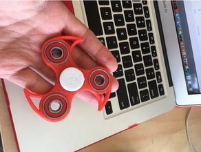 spiral spinner v1 v2 toys & games bearing fidget hand 3d print model - Mito3D