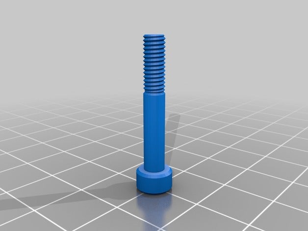 vite finecors magnetico de 25mm pièces personnalisé 3D print model - Mito3D