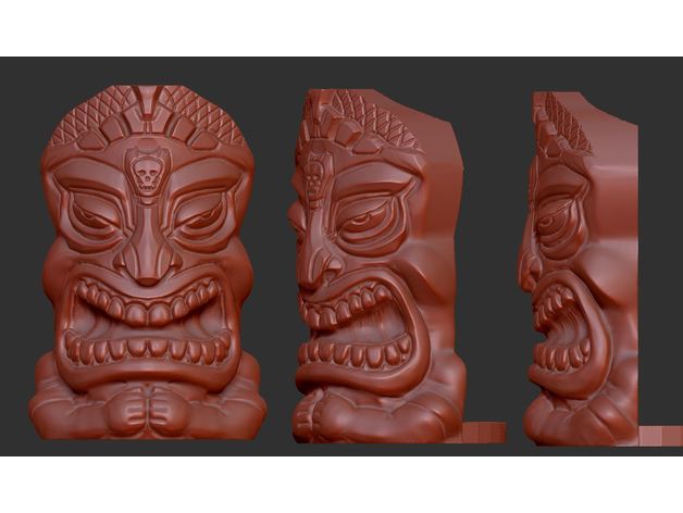 tiki v1 dekor 3D print model - Mito3D