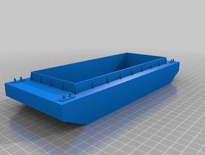 rc Schlepper Lastkahn hobby barge Boot Modell Schiff - Spielzeug tug der 3d print model - Mito3D
