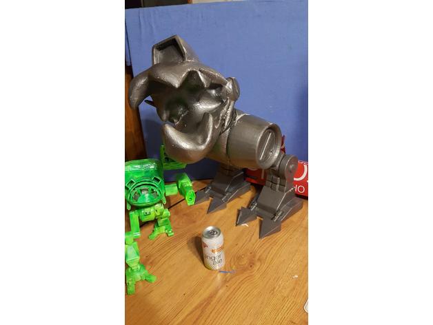 full size mouser tartarughe ninja giochi e giocattoli 1980 cartone animato prop robot tmnt giocattolo 3D print model - Mito3D