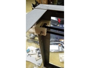 remplacement de la solidoodle 3 courroie poulie tendeur titulaire L'imprimante 3d pièces ceinture galet 3d print model - Mito3D