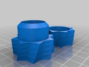 meu personalizados paramétrico torcida estrelas caixa recipientes personalizado 3d print model - Mito3D