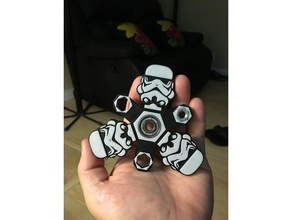 stormtrooper spinner mechanical toys fidget star wars 3d print model - Mito3D