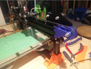 608 x idler 3d printer parts pulley tarantula tevo x-idler 3d print model - Mito3D