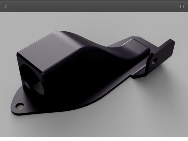 motocicleta de montaje la cámara dashcam en el tablero goldwing honda 3D print model - Mito3D