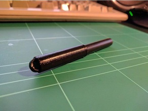 fisher space pen trekker cap replacement parts 3d print model - Mito3D