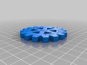 Maschinenbau Schlüsselanhänger 3d print model - Mito3D