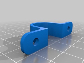my customized improved parametric saddle clamp parts 3d print model - Mito3D