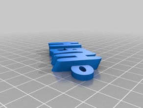11 hugh llaveros personalizado 3d print model - Mito3D