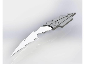 predator cimitarras brazo extendido cuchillas el traje la cuchilla cosplay película de proposición cuchillo depredador los depredadores vs alien 3d print model - Mito3D