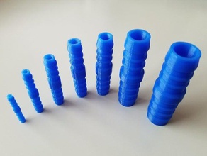 portagomma set parti tubo flessibile tubi flessibili adattatore per 3d print model - Mito3D