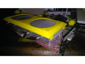 conducto del ventilador amd radeon vt 6850 tarjeta de vídeo equipo fan reparación parte 3d print model - Mito3D
