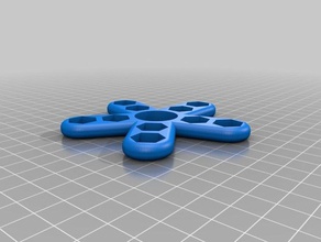 5 ray fidget spinner mechanical toys customized 3d print model - Mito3D