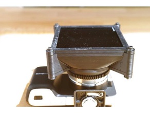 cokin filtro monte samyang rokinon 7,5 mm f38 fisheye blackmagic design pocket serie p obiettivo adattatore per obiettivi 3d print model - Mito3D