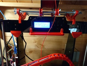 anet a8 filament guide boom 3d printer parts 3d print model - Mito3D