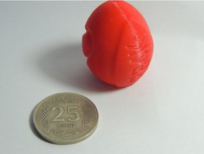 3b4k filamento de la muestra probador huevo La impresión en 3d las pruebas punto referencia 3d print model - Mito3D