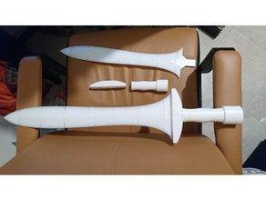xiphos props cosplay weapon greek sword 3d print model - Mito3D