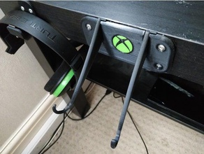 contrôleur de xbox support mural les jeux vidéo ikea manque le mont la one un 3d print model - Mito3D