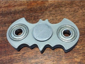 batman fidget giratório gadgets mão brinquedo spinner 3d print model - Mito3D