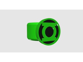verde anillo de linterna los anillos 3d print model - Mito3D