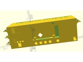 giallo pitaya custodia l'elettronica recinzione elettronica oscilloscopio redpitaya 3d print model - Mito3D