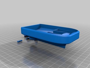küçük lastik bant tekne 3d baskı kauçuk yelkenli oyuncak 3d print model - Mito3D