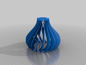 unitwist lamba gölge ev abajur 3d print model - Mito3D