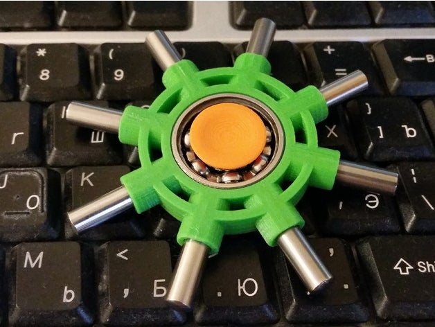 el volante de spinner juguetes mecánicos fidgetspinner fidget mano la 3D print model - Mito3D