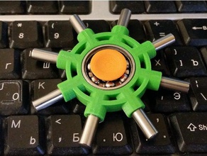 handwheel spinner mechanical toys fidgetspinner fidget hand 3d print model - Mito3D