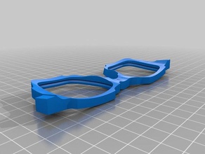 florian robot's frame eyewear glasses 3d print model - Mito3D