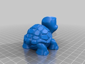 gustavtheturtle without bowl sculptures 3d print model - Mito3D