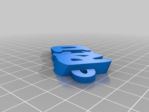 rocio llavero llaveros personalizado 3d print model - Mito3D