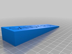 my customized door stop household 3d print model - Mito3D