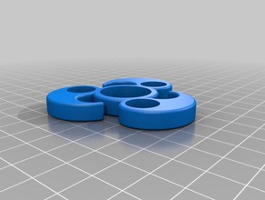 yin-yang fidget giratório mecânico de brinquedos personalizado 3d print model - Mito3D