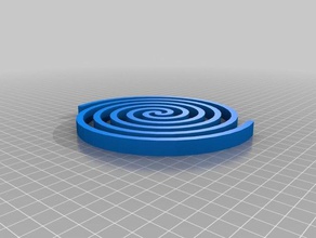 meine angepasste Archimedische Spirale math kundengebundene 3d print model - Mito3D