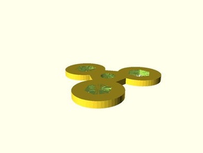 fididi anderen zappeln anpassbar gadgets fidget spinner 3d print model - Mito3D