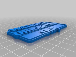 watch keychains customized 3d print model - Mito3D