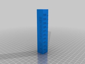 hatchbox abs-Kalibrierung Turm 3d-Druck-tests kundengebundene 3d print model - Mito3D