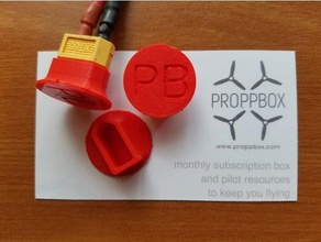 proppbox xt60 battery cover r c vehicles 3d print model - Mito3D