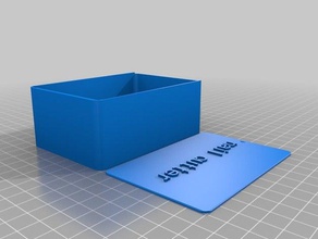 nail cutter box containers customized 3d print model - Mito3D