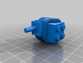 lego tanque t26a de la torreta 3d print model - Mito3D