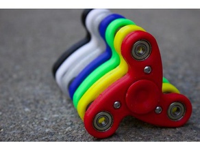 tri-bras fidget spinner jouets mécaniques le tdah main jouet 3d print model - Mito3D