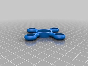 mon personnalisés bot 4 nœud spinner jouets mécaniques personnalisé 3d print model - Mito3D