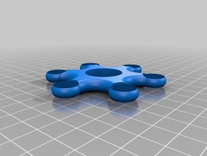 mon personnalisés bot 6 nœud spinner jouets mécaniques personnalisé 3d print model - Mito3D