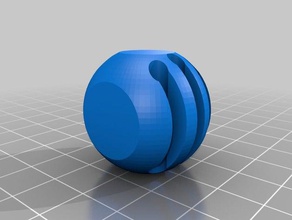 cable management sphere electronics 3d print model - Mito3D