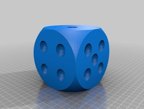 my customized die 10010045 dice 3d print model - Mito3D