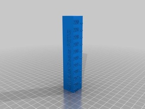 makergeeks criador da série petg temp torre A impressão 3d de testes personalizado 3d print model - Mito3D